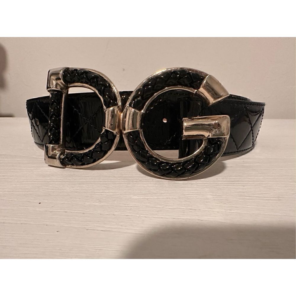 Dolce And Gabbana Black Belt Vintage
